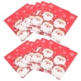 thumbnail image 4 of KAKOWELY 40 servilletas de papel desechables de doble capa para fiestas navideñas, gruesas y rojas, para cenas y fiestas., 4 of 4