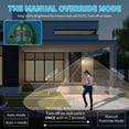 thumbnail image 3 of Lámpara de pared exterior LONEDRUID con sensor de movimiento impermeable 1100LM, 3 of 7
