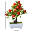 thumbnail image 3 of Tainini Artificial Pot Flowers Small Fake Plants with Pot Mini Potted Plants for House Office Tabletop Decor,9in, 3 of 6