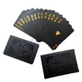thumbnail image 4 of Lefu Black Gold Plastic Poker Waterproof Creative Black Playing Card Black Rose, 4 of 8