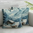 thumbnail image 3 of ONETECH Winter Fox Decorative Throw Pillow Covers,Seasonal Pillow Covers ,Decorative Throw Pillowcase for Winter Home Decor for Sofa Couch, 3 of 5