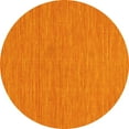 thumbnail image 1 of Ahgly Company Indoor Round Abstract Yellow Contemporary Area Rugs, 5' Round, 1 of 4