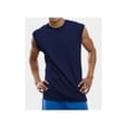 thumbnail image 2 of Fruit of the Loom Mens Sleeveless Tee - Navy - M, 2 of 2