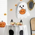 thumbnail image 2 of Happydeer Ghost Pinata Pull String Cute White Ghost Pinata with Stick Blindfold And Confetti for Halloween Birthday Party Supplies (White), 2 of 9