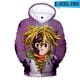 thumbnail image 1 of Sudaderas con capucha de los siete pecados capitales, chaqueta informal para adultos y niños, tallas para niños, Meliodas, jersey de Cosplay66XL Deng Xun unisex, 1 of 2