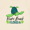 thumbnail image 4 of Inktastic Miami Beach, Florida Happy Sea Turtle Boys or Girls Baby T-Shirt, 4 of 5