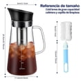 thumbnail image 3 of SKM-MX Cafetera Helada Cafetera Hermética Para Infusor Café En Frío Cold Brew Jarra De Vidrio Con Fi, 3 of 7