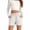 White, variant on CPNG Girls Casual Shorts Elastic High Waist Shorts Solid Color Summer Comfy Loose Shorts with Pockets(Pink,8-9 Years)