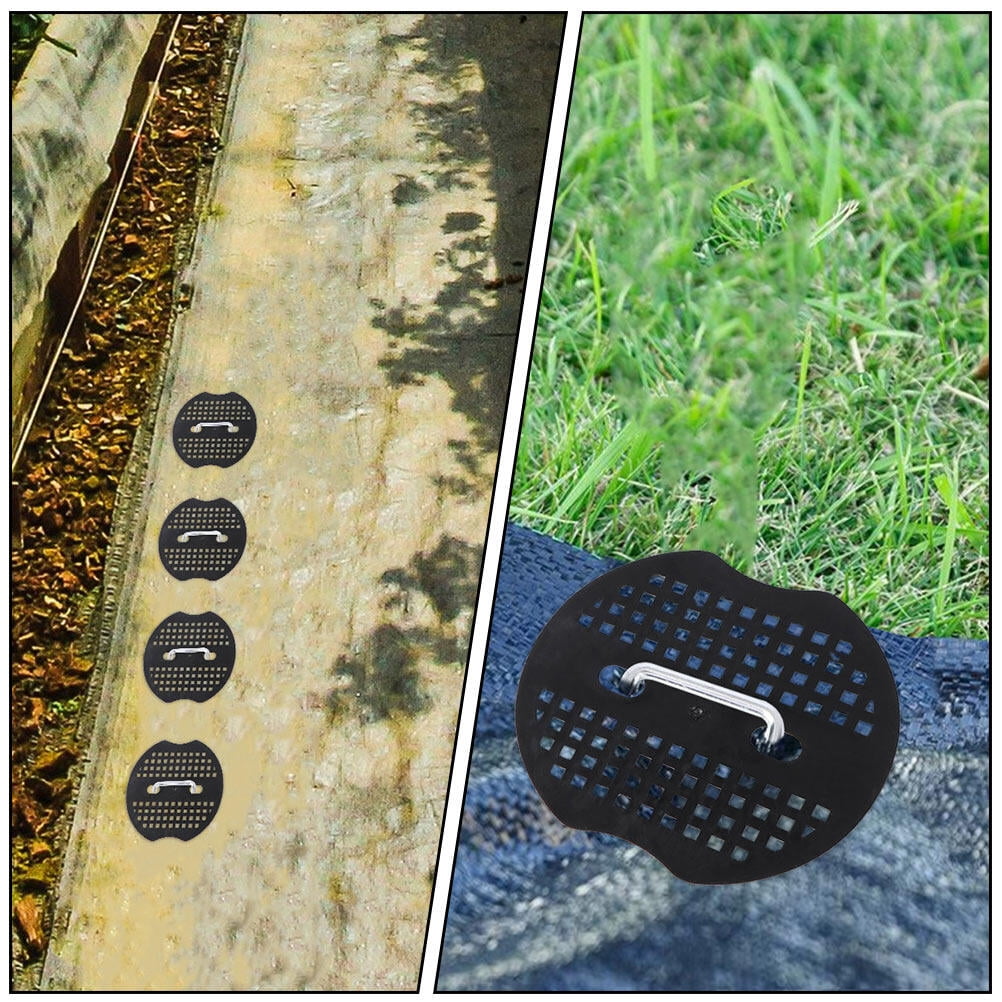 400Pcs Landscape Staple Gasket Landscape Staples Washer Landscape Gasket Garden Stakes Gasket for Outdoor Weed Barrier Fabric Yard Tent