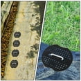 thumbnail image 4 of SWETRACE 100Ud Almohadillas Para Clavos De Tienda En Pe Ligero Negro Para Jardinería Y Camping, 4 of 7