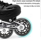 thumbnail image 2 of 4 Pack Inline Skate Wheels Indoor/Outdoor Replacement Wheel with Bearings 70mm, 2 of 5