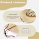 thumbnail image 5 of Western Straw Cowboy Hats Wide Brim Cowgirl Hat Sun Hat Party Holiday Foldable Vacation Beach Sun Hat for Women/Men Ref: 8094, 5 of 5