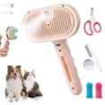 thumbnail image 2 of UYGDUY-Pet Steam Brush for Dogs and Cats, 3 in 1 Steam Grooming Brush for Hair Shedding and Removal, Cleaning Spray Comb with Mist for Long-Haired Pets, Include Flea Comb, Nail Clippers, 2 Pet Toothb, 2 of 4