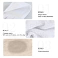 thumbnail image 4 of Haosy 2 Pack Kitchen Wash Cloths with Hanging Loops Absorbent Absorbent Quick Drying Hand Towels, Light Beige, 4 of 7