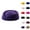 07# Purple, variant on Wool Stewardess Air Hostesses Pillbox Hat Millinery Teardrop Fascinator Base Coffee One Size