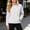 (Fashion 75)White, variant on Aimik Women's Full Zip Polar Fleece Jacket with Stand Collar and Side Pockets Lightweight Winter Coat for Layering