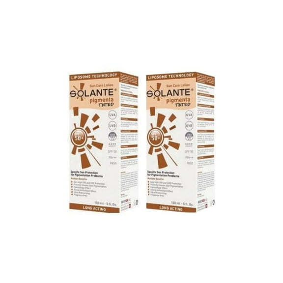 Solante Pigmenta Tinted Lotion SPF 50  150 ml 2 Pack