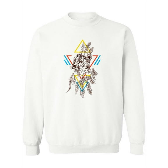 Boho Cheetah Sweatshirt Women -Image by Shutterstock, Female 3X-Large