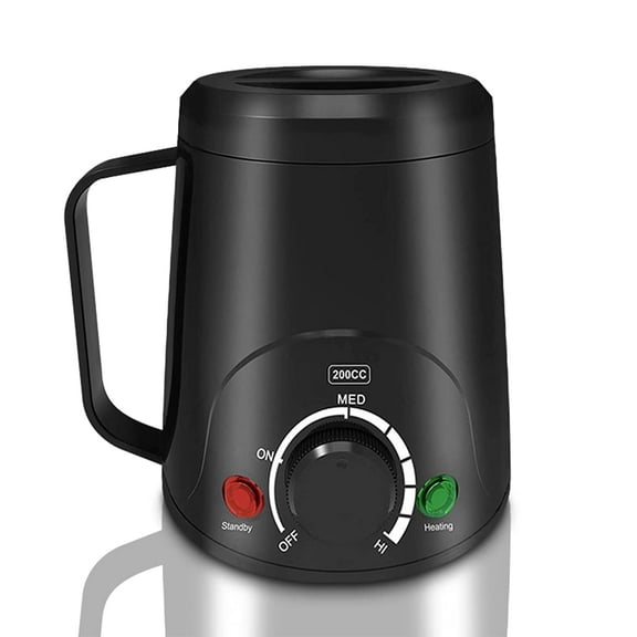 Pinkiou Waxing Kit for Hair Removal Women Mini Portable Wax Melt Machine for Bikini Full Body Face Leg Eyebrow Armpit Brazilian Hair Remover