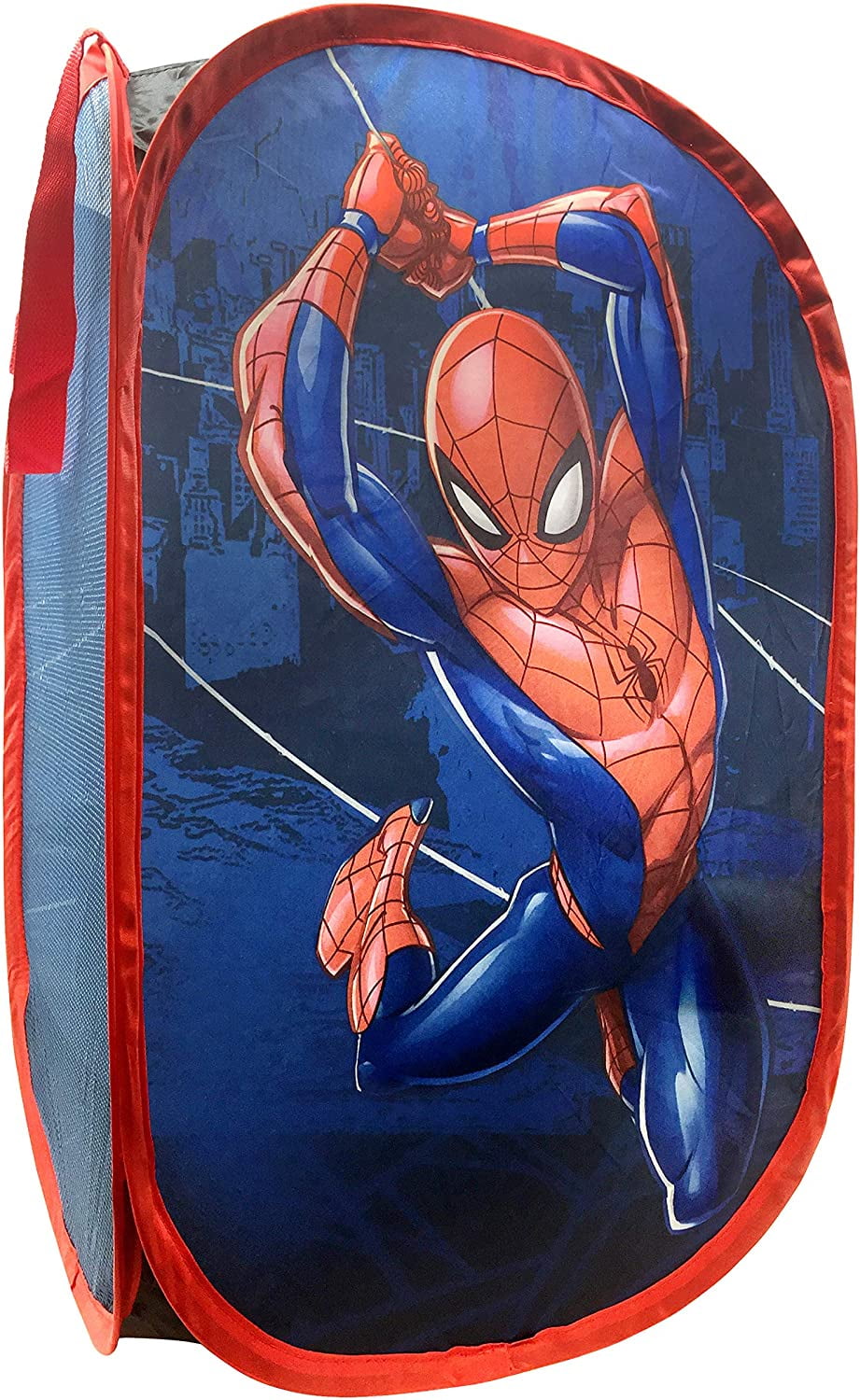 Details about   Pop-Up Laundry Hamper Foldable Mesh Laundry Hamper Basket Bag with Handles Gray 