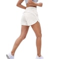 thumbnail image 2 of BIG ELEPHANT Women's Athletic Running Shorts with Zipper Pockets, Lined Sports Shorts, 2 of 10