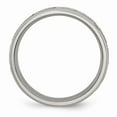 thumbnail image 2 of Solid Titanium Ridged Edge Greek Key Design 6mm / Wedding Brushed Matte Finish Band Ring Size 11, 2 of 7