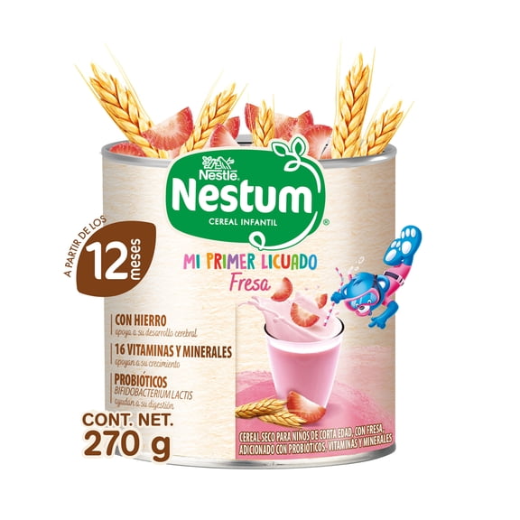Cereal seco para niños Nestum fresa 270g