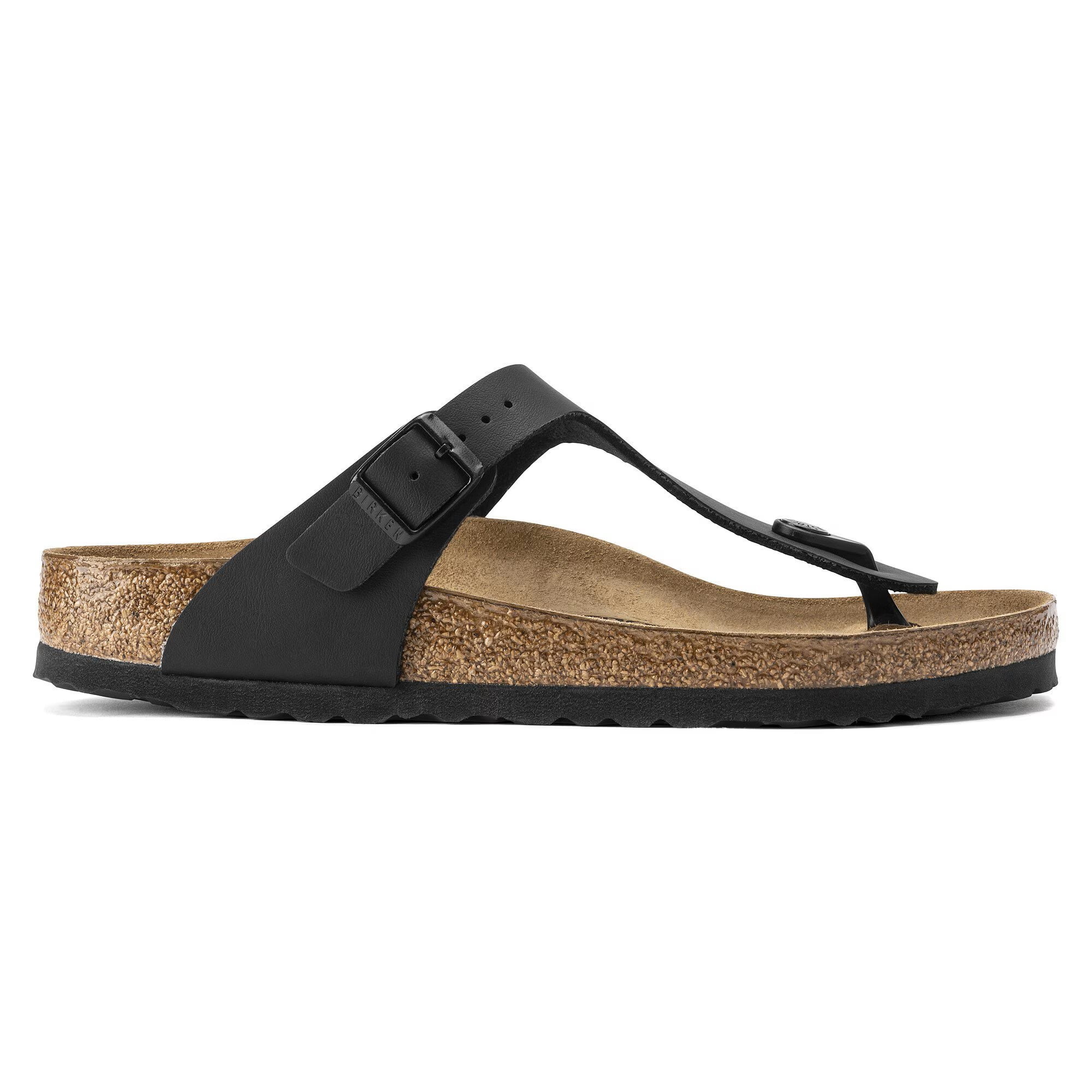 BIRKENSTOCK Gizeh Birko-Flor Black Birko-Flor 37 (US Women's 6-6.5) Regular