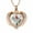 Rose/White, variant on Crystal Heart Cremation Jewelry for Ashes Holder Urn Necklace for Ashes of Loved One - Redemptorist