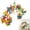 B, variant on Colorful Wooden Beads Parrot Chew Toy, Beak Grinding Cage Toy for African Grey & Medium Large Parrots