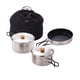 thumbnail image 2 of Juego de utensilios de cocina para acampar, ollas y sartenes para acampar con mango plegable, equipo de cocina para exteriores, juego de utensilios de, 2 of 9