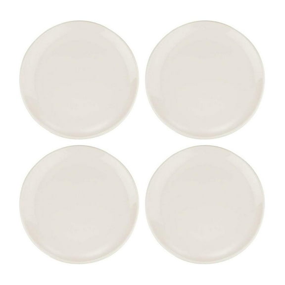Gourmet dia.10.5" Round Warm White Porcelain Plate (Set of 4)