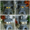thumbnail image 7 of KQJQS Outdoor Pagoda Garden Statue, Solar Statue Garden Decoration, Outdoor Garden Lantern, Led Garden Lights With Simulated Pagoda, 7 of 7