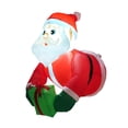 thumbnail image 3 of Decoración navideña de Papá Noel para exteriores, se asoma por la ventana, accesorios exteriores, inflables iluminados para ventanas de 35,43 pulgadas, 3 of 9
