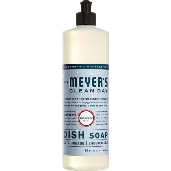 Mrs. Meyer's Clean Day Dish Soap Snowdrop Scent - Concentrate - 16 fl oz