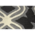 thumbnail image 4 of Feizy Ella Transitional Abstract, Black/Ivory/Gray, 5' x 8' Area Rug, Easy Care Stain Resistant Kid Friendly, Area Rug for Living Room and Bedroom, 4 of 5