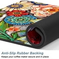 thumbnail image 5 of Coffee Mat, 16"x24" Flower Theme Coffee Bar Mat for Coffee Station Accessories and Organizer, Absorbent Dish Drying for Kitchen Counter, Cute Mandala Floral Coffee Bar Decor Coffee Machine Mat, 5 of 6