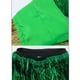 thumbnail image 5 of Falda de hierba de color carnaval para mujer, vestido de fiesta con flecos, accesorios decorativos, protector facial de poliéster para mujer, 5 of 5