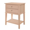 thumbnail image 1 of Ameriwood Home Table d'Appoint Franklin avec 2 Tiroirs Rose, 1 of 7