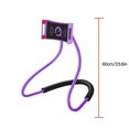 thumbnail image 4 of Matsuzay Soporte para colgar en el cuello para teléfono móvil, portátil, ajustable en altura, flexible, para casa, dormitorio, juego, accesorios de Teléfono y Comunicación Púrpura, 4 of 6