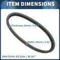 thumbnail image 4 of Correa de transmisión V-Belt No.3402757 para Arctic Cat 550 2013-2015 para Arctic Cat 500 2000-2002 ATV UTV, 4 of 7