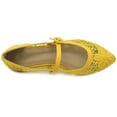 thumbnail image 6 of Ollio Women's Shoes Mary Jane Lace Breathable Comfort Ballet Flats NEW1827, 6 of 6