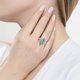 thumbnail image 3 of Anillo de circonita cúbica para mujer, accesorios de joyería de boda de compromiso, regalo para mujeres y niñas, 3 of 5