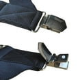 thumbnail image 3 of SGFCWSX Men's Utility X-Back Suspenders, Elastic Adjustable 4-Clip Outdoor Black, 3 of 8
