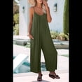 thumbnail image 6 of Womens Casual Jumpsuits Green L, 6 of 7
