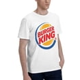 thumbnail image 2 of Burger King Logo Men'S Basic Short Sleeve T-Shirt Fashion White Large, 2 of 8