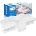 thumbnail image 1 of Ergo Relieve Memory Foam Neck and Shoulder Support Pillow (White), 1 of 9