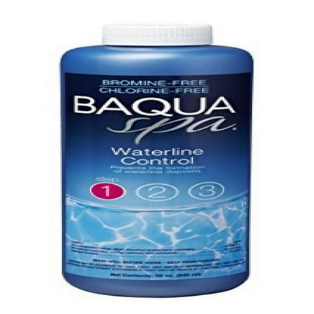 Spa Side Control Compact - Baqua Spa Waterline Control Step 1, 32 oz