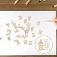 thumbnail image 2 of 400pcs Wood Letters Decorations Wooden Wall Alphabet Letters Wooden Letters for Crafts, 2 of 5