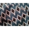 thumbnail image 4 of oneOone Silk Tabby Fabric Geometric Ikat Print Fabric By The Yard 42 Inch Wide, 4 of 4